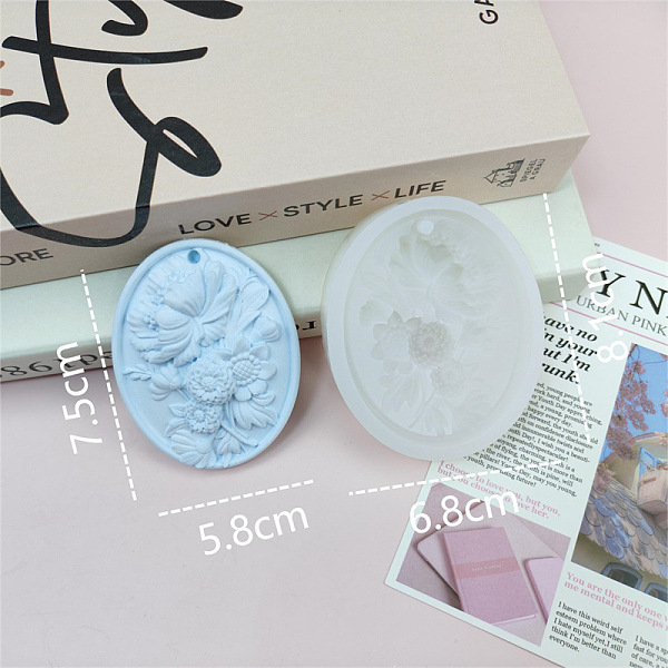 PandaHall Flower Pendant DIY Food Grade Silicone Mold, Resin Casting Molds, for UV Resin, Epoxy Resin Craft Making, Flower, 81x68mm Silicone...
PandaHall Flower Pendant DIY Food Grade Silicone Mold, Resin Casting Molds, for UV Resin, Epoxy Resin Craft Making, Flower, 81x68mm Silicone...