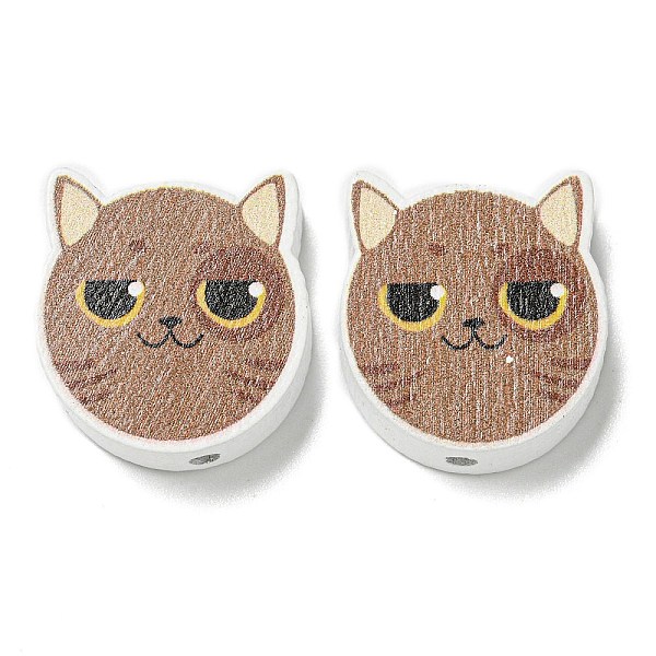 PandaHall Printed Wood Beads, Cat Shape, Camel, 18~18.5x19.5~20x5.5~6.5mm, Hole: 2~2.5mm Wood Cat Shape Brown
PandaHall Printed Wood Beads, Cat Shape, Camel, 18~18.5x19.5~20x5.5~6.5mm, Hole: 2~2.5mm Wood Cat Shape Brown