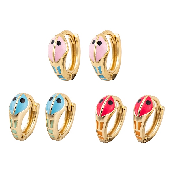 PandaHall Snake Brass Enamel Hoop Earrings for Women, Real 18K Gold Plated, Mixed Color, 15x5.5mm Brass Snake Multicolor
PandaHall Snake Brass Enamel Hoop Earrings for Women, Real 18K Gold Plated, Mixed Color, 15x5.5mm Brass Snake Multicolor