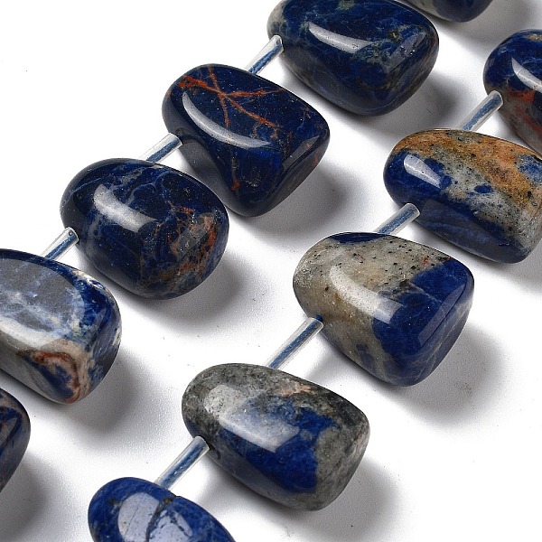 PandaHall Natural Sodalite Beads Strands, Teardrop, Top Drilled, 22.5~26x14.5~19x12~14.5mm, Hole: 0.9mm, about 8~9pcs/strand, 7.48''~8.66''...
PandaHall Natural Sodalite Beads Strands, Teardrop, Top Drilled, 22.5~26x14.5~19x12~14.5mm, Hole: 0.9mm, about 8~9pcs/strand, 7.48''~8.66''...