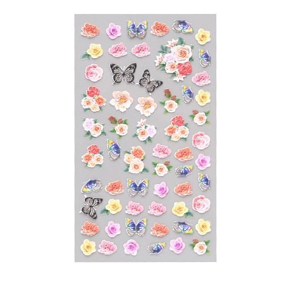 PandaHall 5D Watermark Slider Gel Nail Art, Butterfly & Flower Nail Art Stickers Decals, for Nail Tips Decorations, Bisque, 105x60mm Paper..., Orange
PandaHall 5D Watermark Slider Gel Nail Art, Butterfly & Flower Nail Art Stickers Decals, for Nail Tips Decorations, Bisque, 105x60mm Paper..., Orange