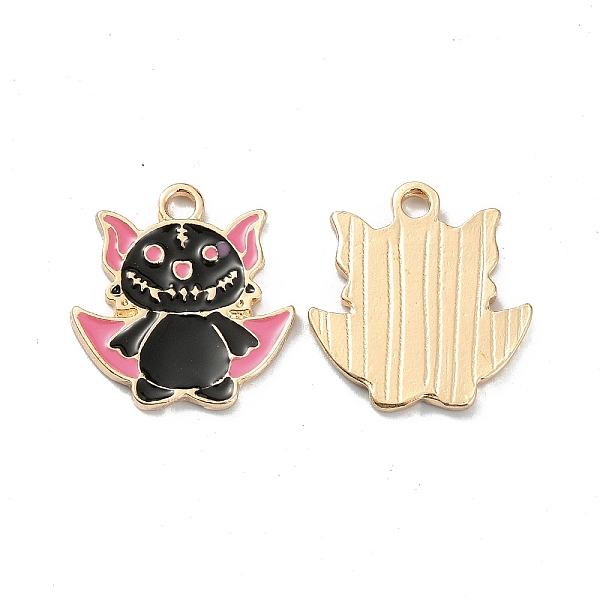 PandaHall Halloween Light Gold Tone Alloy Enamel Pendants, Demon Charm, Black, 20x18x1.5mm, Hole: 2mm Alloy+Enamel Others Black
PandaHall Halloween Light Gold Tone Alloy Enamel Pendants, Demon Charm, Black, 20x18x1.5mm, Hole: 2mm Alloy+Enamel Others Black