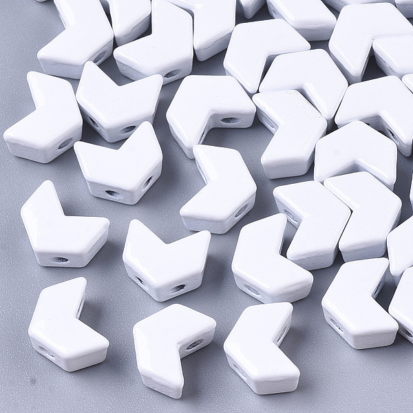 PandaHall Spray Painted Alloy Multi-Strand Links, Cadmium Free & Lead Free, For Tile Elastic Bracelets Making, Arrow, White, 8x6.5x4.5mm...
PandaHall Spray Painted Alloy Multi-Strand Links, Cadmium Free & Lead Free, For Tile Elastic Bracelets Making, Arrow, White, 8x6.5x4.5mm...