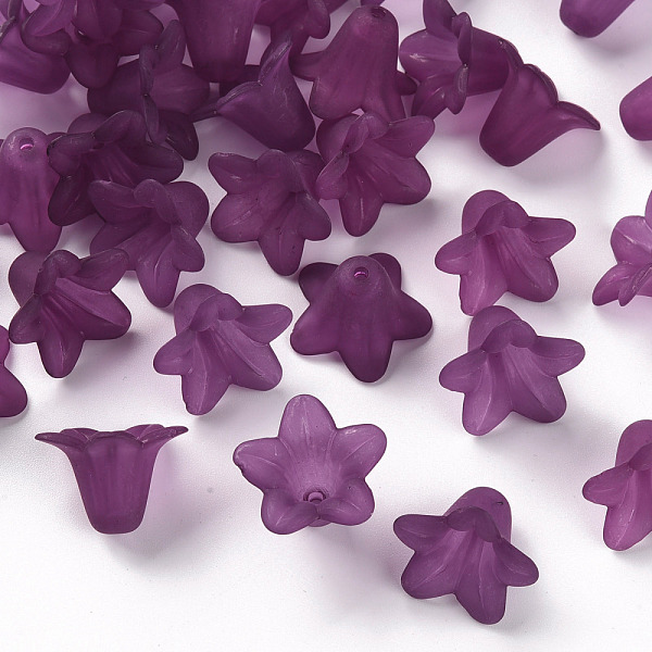 PandaHall Transparent Acrylic Beads, Frosted, Flower, Indigo, 17.5x12mm, Hole: 1.5mm, about 770pcs/500g Acrylic Flower Purple
PandaHall Transparent Acrylic Beads, Frosted, Flower, Indigo, 17.5x12mm, Hole: 1.5mm, about 770pcs/500g Acrylic Flower Purple