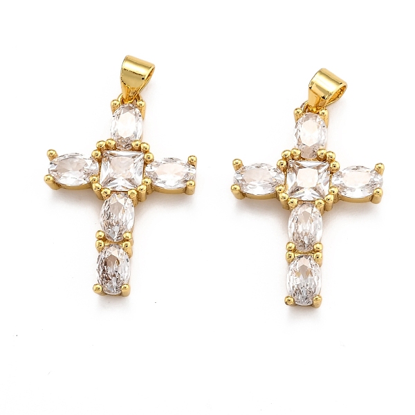 PandaHall Brass Micro Pave Clear Cubic Zirconia Pendants, Long-Lasting Plated, Cross, Real 18K Gold Plated, 26.5x18x4.5mm, Hole: 3x4mm...
PandaHall Brass Micro Pave Clear Cubic Zirconia Pendants, Long-Lasting Plated, Cross, Real 18K Gold Plated, 26.5x18x4.5mm, Hole: 3x4mm...
