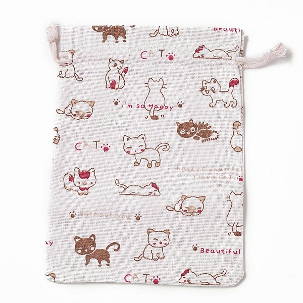 PandaHall Burlap Kitten Packing Pouches, Drawstring Bags, Rectangle with Cartoon Cat Pattern, Colorful, 17.7~18x13.1~13.3cm Burlap
PandaHall Burlap Kitten Packing Pouches, Drawstring Bags, Rectangle with Cartoon Cat Pattern, Colorful, 17.7~18x13.1~13.3cm Burlap