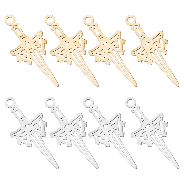 PandaHall UNICRAFTALE About 16pcs 2 Colors Swords Bookmarks Charm Stainless Steel Charms Bookmarks Toy Anime Figures Decoration for Book...
PandaHall UNICRAFTALE About 16pcs 2 Colors Swords Bookmarks Charm Stainless Steel Charms Bookmarks Toy Anime Figures Decoration for Book...
