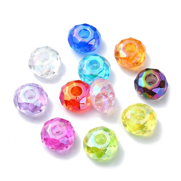 PandaHall Transparent Acrylic European Beads, Large Hole Beads, Faceted, Flat Round, Mixed Color, 15x8mm, Hole: 4.7mm Acrylic Flat Round..., Multicolor
PandaHall Transparent Acrylic European Beads, Large Hole Beads, Faceted, Flat Round, Mixed Color, 15x8mm, Hole: 4.7mm Acrylic Flat Round..., Multicolor