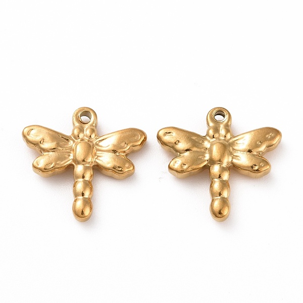 PandaHall 201 Stainless Steel Charms, Dragonfly, Golden, 15x16x3.5mm, Hole: 1mm 201 Stainless Steel Dragonfly
PandaHall 201 Stainless Steel Charms, Dragonfly, Golden, 15x16x3.5mm, Hole: 1mm 201 Stainless Steel Dragonfly
