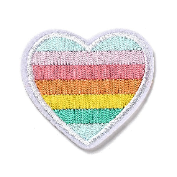 PandaHall Heart & Rainbow Stripe Appliques, Computerized Embroidery Cloth Iron on/Sew on Patches, Costume Accessories, Colorful...
PandaHall Heart & Rainbow Stripe Appliques, Computerized Embroidery Cloth Iron on/Sew on Patches, Costume Accessories, Colorful...