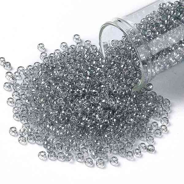 PandaHall TOHO Round Seed Beads, Japanese Seed Beads, (112) Transparent Luster Black Diamond, 8/0, 3mm, Hole: 1mm, about 10000pcs/pound..., Gray
PandaHall TOHO Round Seed Beads, Japanese Seed Beads, (112) Transparent Luster Black Diamond, 8/0, 3mm, Hole: 1mm, about 10000pcs/pound..., Gray
