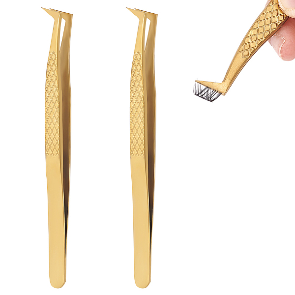 PandaHall 201 Stainless Steel Tweezers, Eyelash Tool, Bend Head, Golden, 12.3x1x0.5cm 201 Stainless Steel
PandaHall 201 Stainless Steel Tweezers, Eyelash Tool, Bend Head, Golden, 12.3x1x0.5cm 201 Stainless Steel