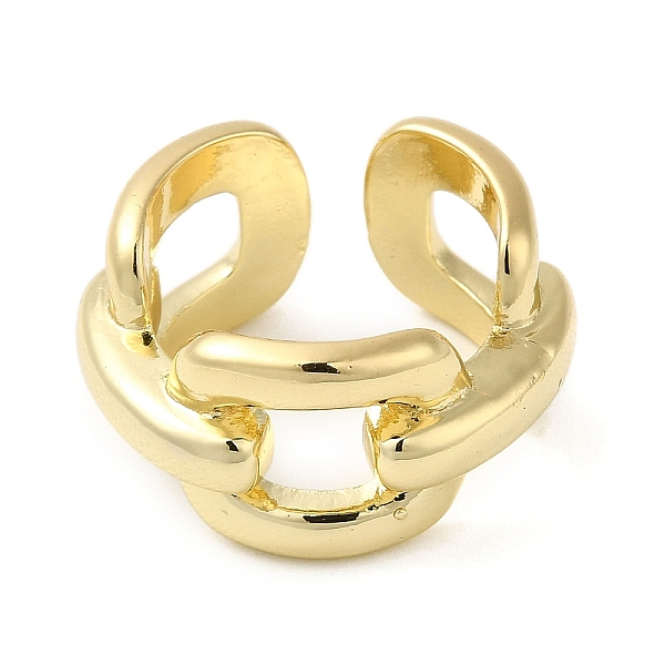 PandaHall Brass Open Cuff Rings, Chain Style Ring for Women, Real 18K Gold Plated, US Size 6 1/4(16.7mm), 12mm Brass Others
PandaHall Brass Open Cuff Rings, Chain Style Ring for Women, Real 18K Gold Plated, US Size 6 1/4(16.7mm), 12mm Brass Others