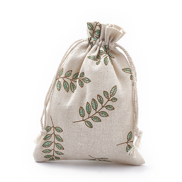 PandaHall Polycotton(Polyester Cotton) Packing Pouches Drawstring Bags, with Printed Leaf, Teal, 18x13cm Polycotton Cyan
PandaHall Polycotton(Polyester Cotton) Packing Pouches Drawstring Bags, with Printed Leaf, Teal, 18x13cm Polycotton Cyan