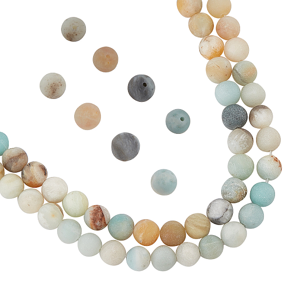 PandaHall About 96 Pcs Natural Amazonite Beads, 8mm Round Natural Beads Matte Undyed Flower Amazonite Beads Loose Spacer Beads for Bracelet...
PandaHall About 96 Pcs Natural Amazonite Beads, 8mm Round Natural Beads Matte Undyed Flower Amazonite Beads Loose Spacer Beads for Bracelet...