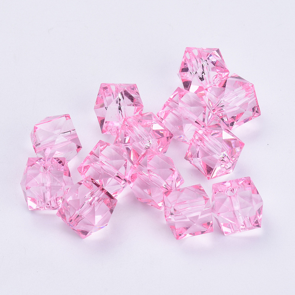 PandaHall Transparent Acrylic Beads, Faceted, Cube, Pink, 10x10x8mm, Hole: 1.5mm, about 900pcs/500g Acrylic Cube Pink
PandaHall Transparent Acrylic Beads, Faceted, Cube, Pink, 10x10x8mm, Hole: 1.5mm, about 900pcs/500g Acrylic Cube Pink