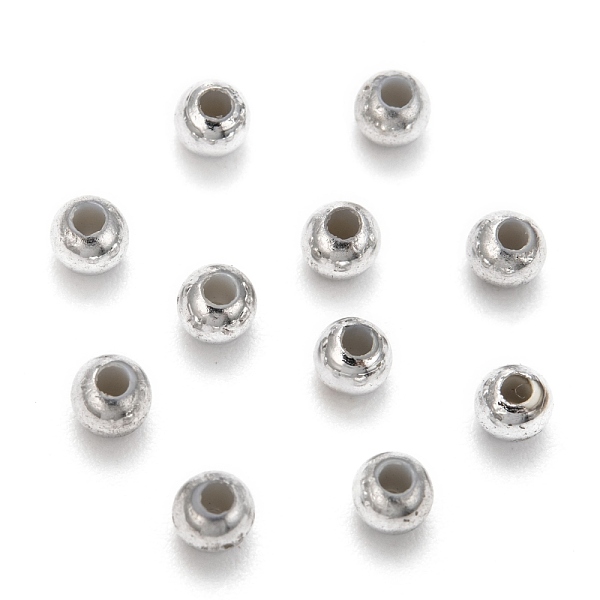 PandaHall Plating Plastic Acrylic Round Beads, Silver Plated, 4mm, Hole: 1mm Acrylic Round
PandaHall Plating Plastic Acrylic Round Beads, Silver Plated, 4mm, Hole: 1mm Acrylic Round