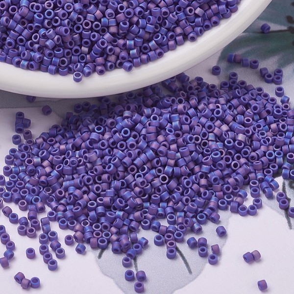 PandaHall MIYUKI Delica Beads Small, Cylinder, Japanese Seed Beads, 15/0, (DBS0880) Matte Opaque Cobalt AB, 1.1x1.3mm, Hole: 0.7mm, about..., Blue
PandaHall MIYUKI Delica Beads Small, Cylinder, Japanese Seed Beads, 15/0, (DBS0880) Matte Opaque Cobalt AB, 1.1x1.3mm, Hole: 0.7mm, about..., Blue