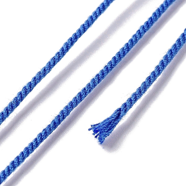 PandaHall Polyester Twisted Cord, Round, for DIY Jewelry Making, Royal Blue, 1mm, about 49.21 Yards(45m)/Roll Polyester
PandaHall Polyester Twisted Cord, Round, for DIY Jewelry Making, Royal Blue, 1mm, about 49.21 Yards(45m)/Roll Polyester