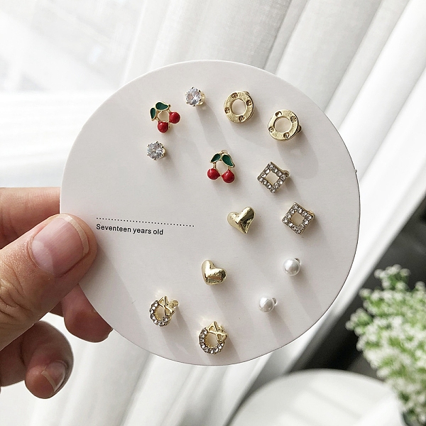 PandaHall Exquisite 925 Sterling Silver Stud Earrings Sets for Girls Women, Mixed Shape, Golden, Package Size: 75x75mm Sterling Silver Mixed...
PandaHall Exquisite 925 Sterling Silver Stud Earrings Sets for Girls Women, Mixed Shape, Golden, Package Size: 75x75mm Sterling Silver Mixed...