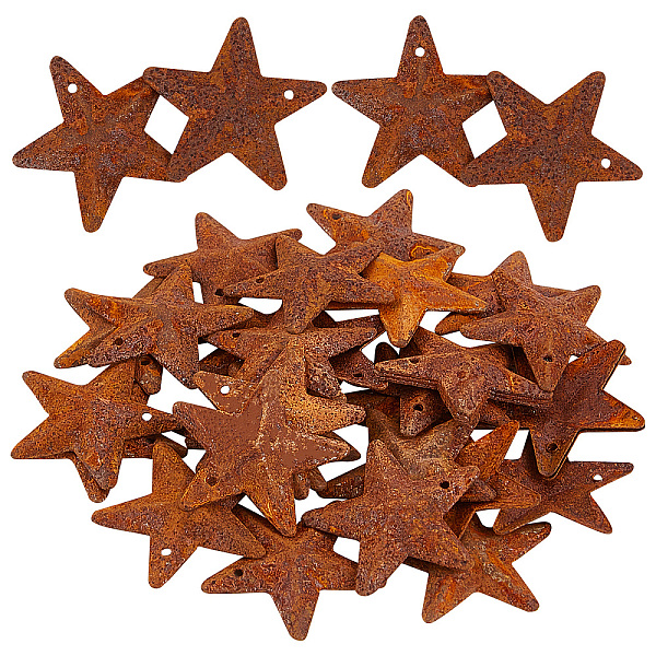 PandaHall GORGECRAFT 30PCS 1" Vintage Rusty Mini Metal Barn Star Antique Primitives Small Tin Steel Stars with Holes Original Iron Ornament..., Brown
PandaHall GORGECRAFT 30PCS 1" Vintage Rusty Mini Metal Barn Star Antique Primitives Small Tin Steel Stars with Holes Original Iron Ornament..., Brown
