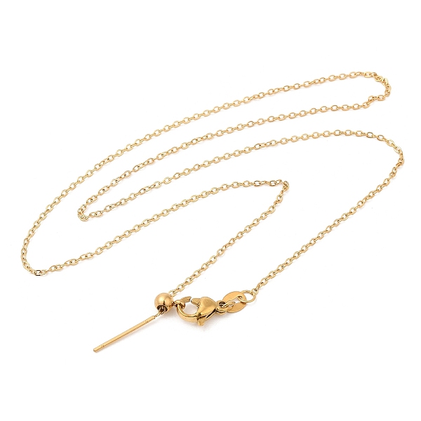 PandaHall 304 Stainless Steel Cable Chain Necklace for Women, for Beadable Necklace Making, Golden, 17.24 inch(43.8cm) 304 Stainless Steel
PandaHall 304 Stainless Steel Cable Chain Necklace for Women, for Beadable Necklace Making, Golden, 17.24 inch(43.8cm) 304 Stainless Steel