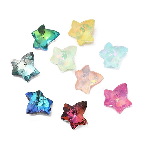 PandaHall Pointed Back Glass Rhinestone Cabochons, Faceted, Maple Leaf, Mixed Color, 13x14x5mm Glass Rhinestone Leaf Multicolor
PandaHall Pointed Back Glass Rhinestone Cabochons, Faceted, Maple Leaf, Mixed Color, 13x14x5mm Glass Rhinestone Leaf Multicolor