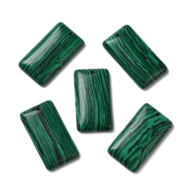 PandaHall Synthetic Malachite Pendants, Rectangle Charms, 45.5x24.5x6.5mm, Hole: 1.8mm Malachite Rectangle
PandaHall Synthetic Malachite Pendants, Rectangle Charms, 45.5x24.5x6.5mm, Hole: 1.8mm Malachite Rectangle