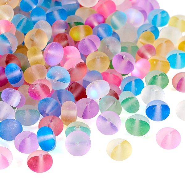 PandaHall 270Pcs 9 Colors Frosted Transparent Glass Beads Strands, Rondelle, Mixed Color, 8x5mm, Hole: 1mm, 30pcs/color Glass Rondelle..., Multicolor
PandaHall 270Pcs 9 Colors Frosted Transparent Glass Beads Strands, Rondelle, Mixed Color, 8x5mm, Hole: 1mm, 30pcs/color Glass Rondelle..., Multicolor