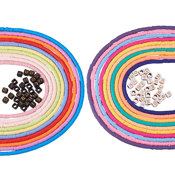 PandaHall Handmade Polymer Clay Beads, for DIY Jewelry Crafts Supplies, Disc/Flat Round, Heishi Beads, with Plating Acrylic Beads, Mixed..., Multicolor
PandaHall Handmade Polymer Clay Beads, for DIY Jewelry Crafts Supplies, Disc/Flat Round, Heishi Beads, with Plating Acrylic Beads, Mixed..., Multicolor