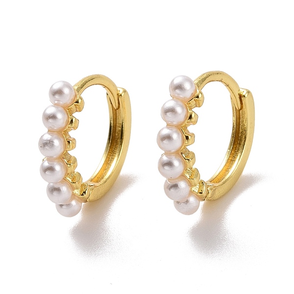 PandaHall Plastic Pearl Beaded Hoop Earrings, Brass Jewelry for Women, Cadmium Free & Lead Free, Light Gold, 13x15x3.5mm, Pin: 1mm Plastic..., White
PandaHall Plastic Pearl Beaded Hoop Earrings, Brass Jewelry for Women, Cadmium Free & Lead Free, Light Gold, 13x15x3.5mm, Pin: 1mm Plastic..., White
