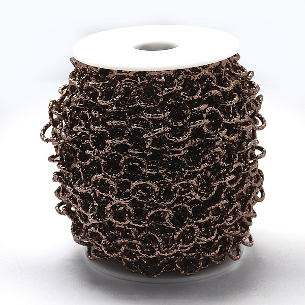 PandaHall Aluminium Rolo Chains, Belcher Chain, Textured, with Spool, Unwelded, Red Copper, 11.5x2mm, about 32.8 Feet(10m)/roll Aluminum
PandaHall Aluminium Rolo Chains, Belcher Chain, Textured, with Spool, Unwelded, Red Copper, 11.5x2mm, about 32.8 Feet(10m)/roll Aluminum