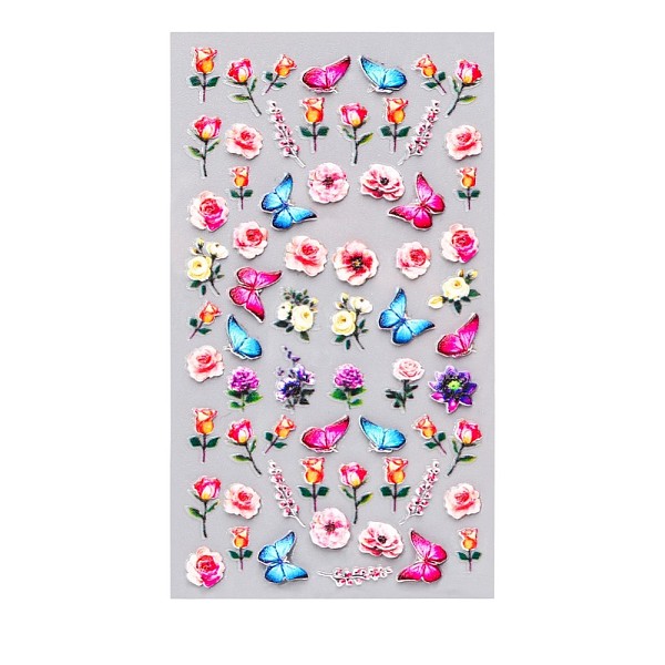 PandaHall 5D Watermark Slider Gel Nail Art, Butterfly & Flower Nail Art Stickers Decals, for Nail Tips Decorations, Medium Violet Red...
PandaHall 5D Watermark Slider Gel Nail Art, Butterfly & Flower Nail Art Stickers Decals, for Nail Tips Decorations, Medium Violet Red...