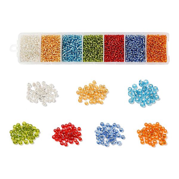 PandaHall 3500Pcs 7 Colors 12/0 Glass Round Seed Beads, Silver Lined Round Hole Beads, Small Craft Beads, for DIY Jewelry Making, Mixed..., Multicolor
PandaHall 3500Pcs 7 Colors 12/0 Glass Round Seed Beads, Silver Lined Round Hole Beads, Small Craft Beads, for DIY Jewelry Making, Mixed..., Multicolor