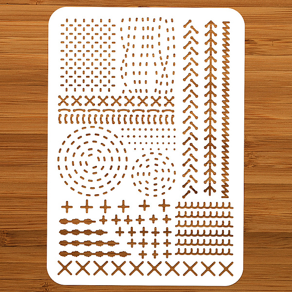 PandaHall Line-Painting Stencil, 11.69x8.27 Inch Reusable DIY Art and Craft Stencils Hollow Out Drawing Painting Template for Painting on...
PandaHall Line-Painting Stencil, 11.69x8.27 Inch Reusable DIY Art and Craft Stencils Hollow Out Drawing Painting Template for Painting on...