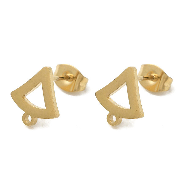 PandaHall Ion Plating(IP) 304 Stainless Steel Stud Earring Findings, Triangle, Golden, 10.5x9mm, Hole: 1.2mm, Pin: 0.7x11mm 304 Stainless...
PandaHall Ion Plating(IP) 304 Stainless Steel Stud Earring Findings, Triangle, Golden, 10.5x9mm, Hole: 1.2mm, Pin: 0.7x11mm 304 Stainless...