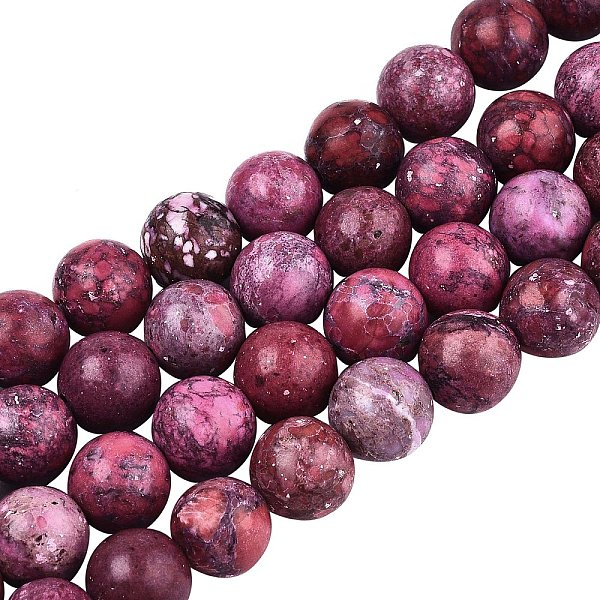 PandaHall Natural American Turquoise Beads Strands, Dyed & Heated, Round, Camellia, 8mm, Hole: 1mm, about 45~46pcs/strand, 15-1/8 inch..., Pink
PandaHall Natural American Turquoise Beads Strands, Dyed & Heated, Round, Camellia, 8mm, Hole: 1mm, about 45~46pcs/strand, 15-1/8 inch..., Pink