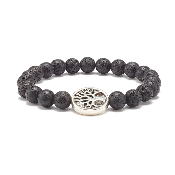 PandaHall Natural Lava Rock Stretch Bracelet with Tree of Life, Essential Oil Gemstone Jewelry for Women, Inner Diameter: 2 inch(5cm) Lava...
PandaHall Natural Lava Rock Stretch Bracelet with Tree of Life, Essential Oil Gemstone Jewelry for Women, Inner Diameter: 2 inch(5cm) Lava...