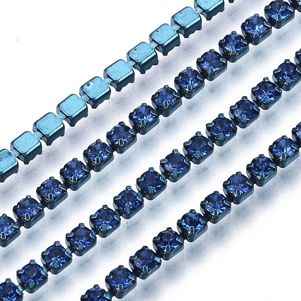 PandaHall Electrophoresis Iron Rhinestone Strass Chains, Rhinestone Cup Chains, with Spool, Light Sapphire, SS8.5, 2.4~2.5mm, about..., Blue
PandaHall Electrophoresis Iron Rhinestone Strass Chains, Rhinestone Cup Chains, with Spool, Light Sapphire, SS8.5, 2.4~2.5mm, about..., Blue