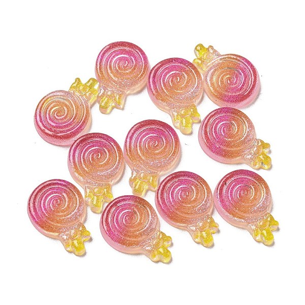 PandaHall Luminous Transparent Resin Decoden Cabochons, Glow in the Dark Lollipop with Glitter Powder, Camellia, 13x9x2mm Resin Lollipop..., Pink
PandaHall Luminous Transparent Resin Decoden Cabochons, Glow in the Dark Lollipop with Glitter Powder, Camellia, 13x9x2mm Resin Lollipop..., Pink