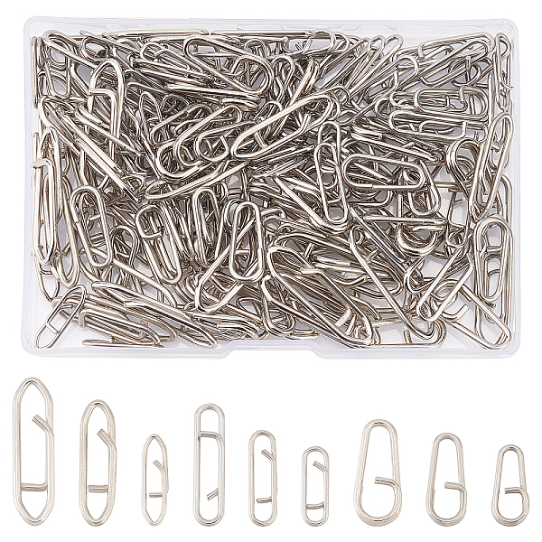 PandaHall SUPERFINDINGS 180Pcs 9 Style 201 Stainless Steel High Strength Fishing Snap, Fishing Clip Lure Quick Change, Fishing Accessories...
PandaHall SUPERFINDINGS 180Pcs 9 Style 201 Stainless Steel High Strength Fishing Snap, Fishing Clip Lure Quick Change, Fishing Accessories...