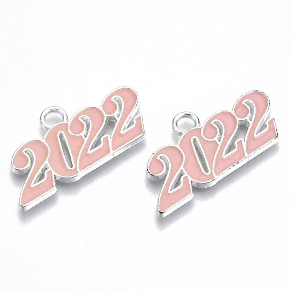 PandaHall Alloy Enamel Pendants, Cadmium Free & Lead Free, New Year 2022, Silver, Pink, 19x38x2mm, Hole: 4mm Alloy+Enamel Number Pink
PandaHall Alloy Enamel Pendants, Cadmium Free & Lead Free, New Year 2022, Silver, Pink, 19x38x2mm, Hole: 4mm Alloy+Enamel Number Pink