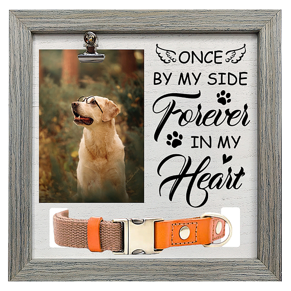 PandaHall MDF Pet Photo Frames, for Tabletop Display Photo Frame, Square with Word, Black, Paw Print, 230x230mm Wood Paw Print Black
PandaHall MDF Pet Photo Frames, for Tabletop Display Photo Frame, Square with Word, Black, Paw Print, 230x230mm Wood Paw Print Black