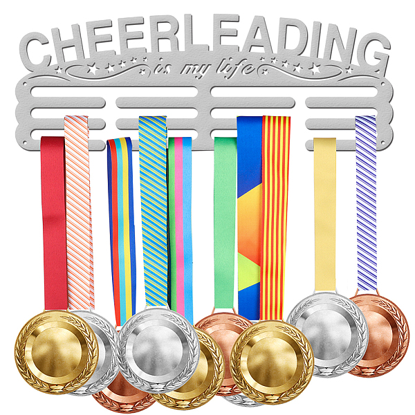 PandaHall Sports Theme Iron Medal Hanger Holder Display Wall Rack, with Screws, Cheerleader Pattern, 150x400mm Iron Sports
PandaHall Sports Theme Iron Medal Hanger Holder Display Wall Rack, with Screws, Cheerleader Pattern, 150x400mm Iron Sports