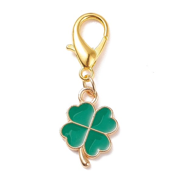 PandaHall Alloy Enamel Clover Pendant Decorations, Lobster Clasp Charms, Clip-on Charms, for Keychain, Purse, Backpack Ornament, Teal, 35mm..., Cyan
PandaHall Alloy Enamel Clover Pendant Decorations, Lobster Clasp Charms, Clip-on Charms, for Keychain, Purse, Backpack Ornament, Teal, 35mm..., Cyan