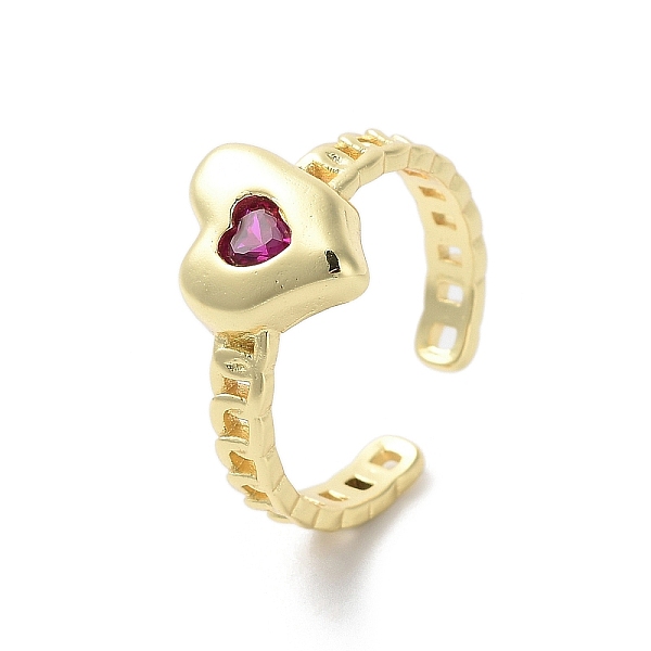 PandaHall Glass Heart Open Cuff Ring, Real 18K Gold Plated Brass Jewelry for Women, Medium Violet Red, 8.5~16.8mm, US Size 14(23mm) Brass...
PandaHall Glass Heart Open Cuff Ring, Real 18K Gold Plated Brass Jewelry for Women, Medium Violet Red, 8.5~16.8mm, US Size 14(23mm) Brass...