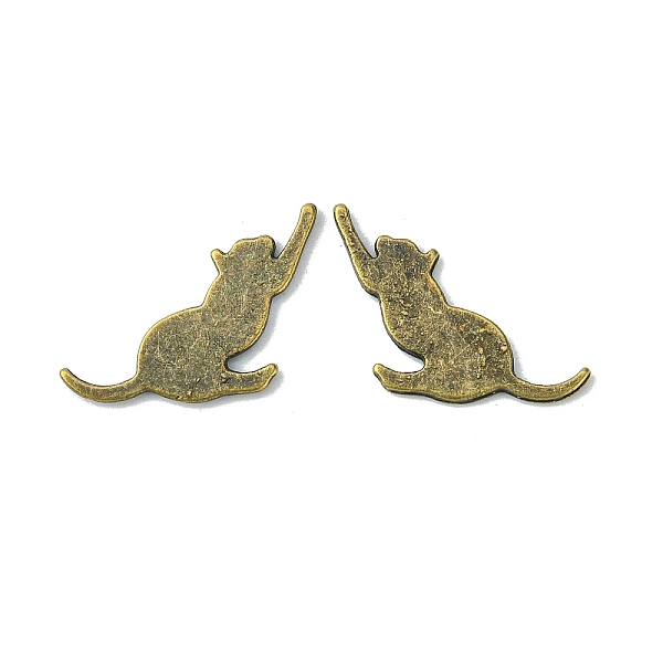 PandaHall Alloy Kitten Cabochons, For DIY UV Resin, Epoxy Resin, Pressed Flower Jewelry, Cat Silhouette, Antique Bronze, 14x18x1mm Alloy Cat...
PandaHall Alloy Kitten Cabochons, For DIY UV Resin, Epoxy Resin, Pressed Flower Jewelry, Cat Silhouette, Antique Bronze, 14x18x1mm Alloy Cat...