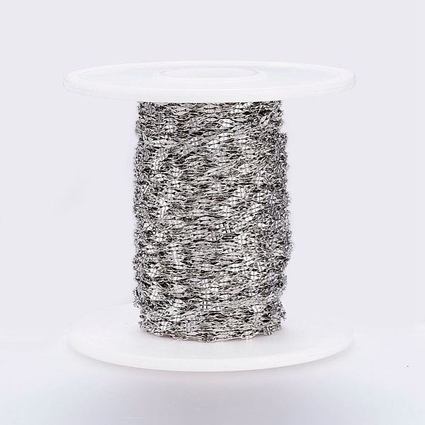 PandaHall Handmade 304 Stainless Steel Chains, Soldered, with Spool, Stainless Steel Color, 4x2x0.2mm, about 65.61 Feet(20m)/roll 304...
PandaHall Handmade 304 Stainless Steel Chains, Soldered, with Spool, Stainless Steel Color, 4x2x0.2mm, about 65.61 Feet(20m)/roll 304...