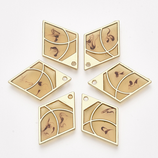 PandaHall Epoxy Resin Pendants, with Alloy Findings, Rhombus, Golden, Goldenrod, 29x20x2mm, Hole: 1.6mm Alloy+Epoxy Resin Rhombus Gold
PandaHall Epoxy Resin Pendants, with Alloy Findings, Rhombus, Golden, Goldenrod, 29x20x2mm, Hole: 1.6mm Alloy+Epoxy Resin Rhombus Gold