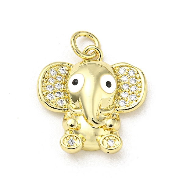 PandaHall Brass Enamel with Cubic Zirconia Pendant, Elephant, Real 16K Gold Plated, 18.5x17x4.5mm Brass+Cubic Zirconia+Enamel Elephant Clear
PandaHall Brass Enamel with Cubic Zirconia Pendant, Elephant, Real 16K Gold Plated, 18.5x17x4.5mm Brass+Cubic Zirconia+Enamel Elephant Clear